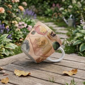 Taza ilustrada "Sueños Caninos"